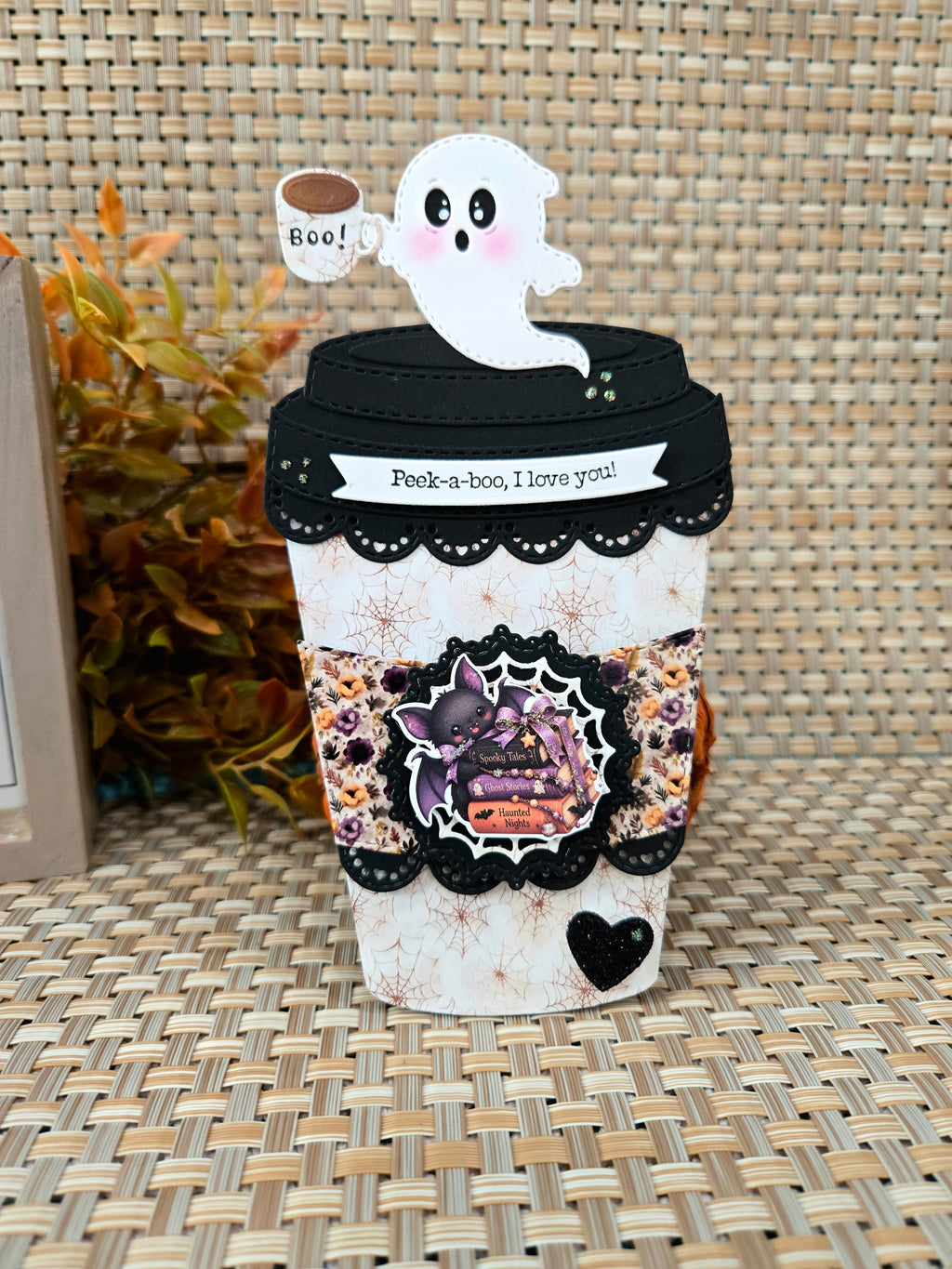Fancy Coffee Gift Card Holder Die
