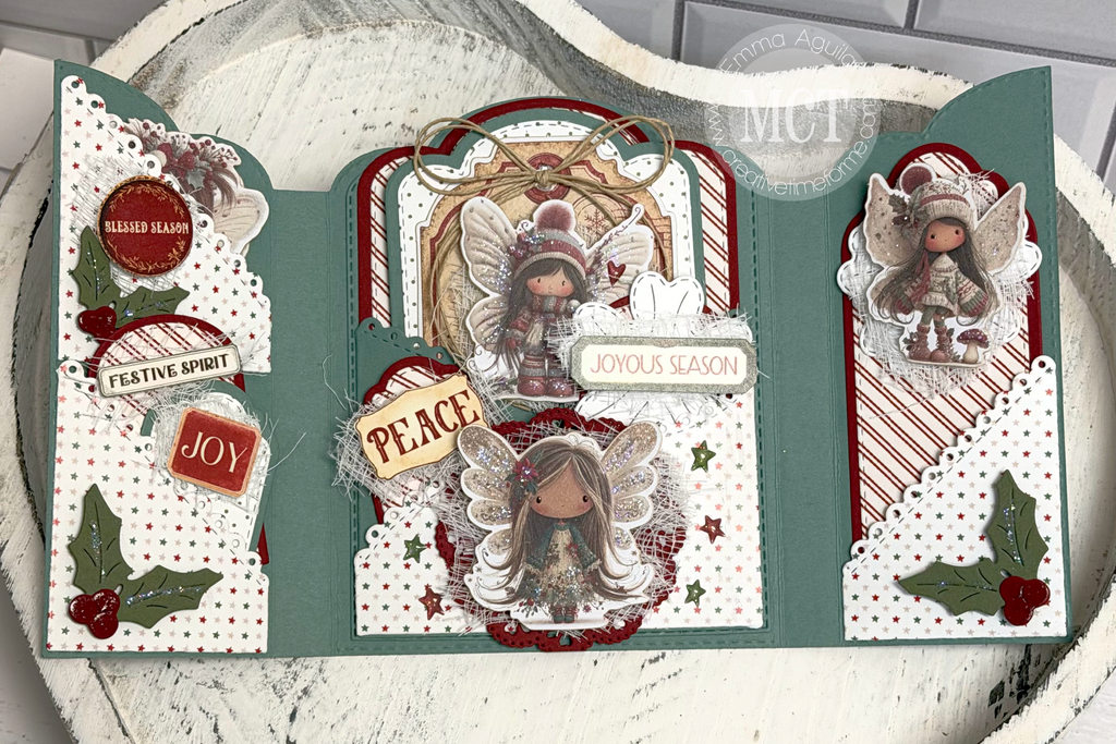 Gatefold Tag Folio Die