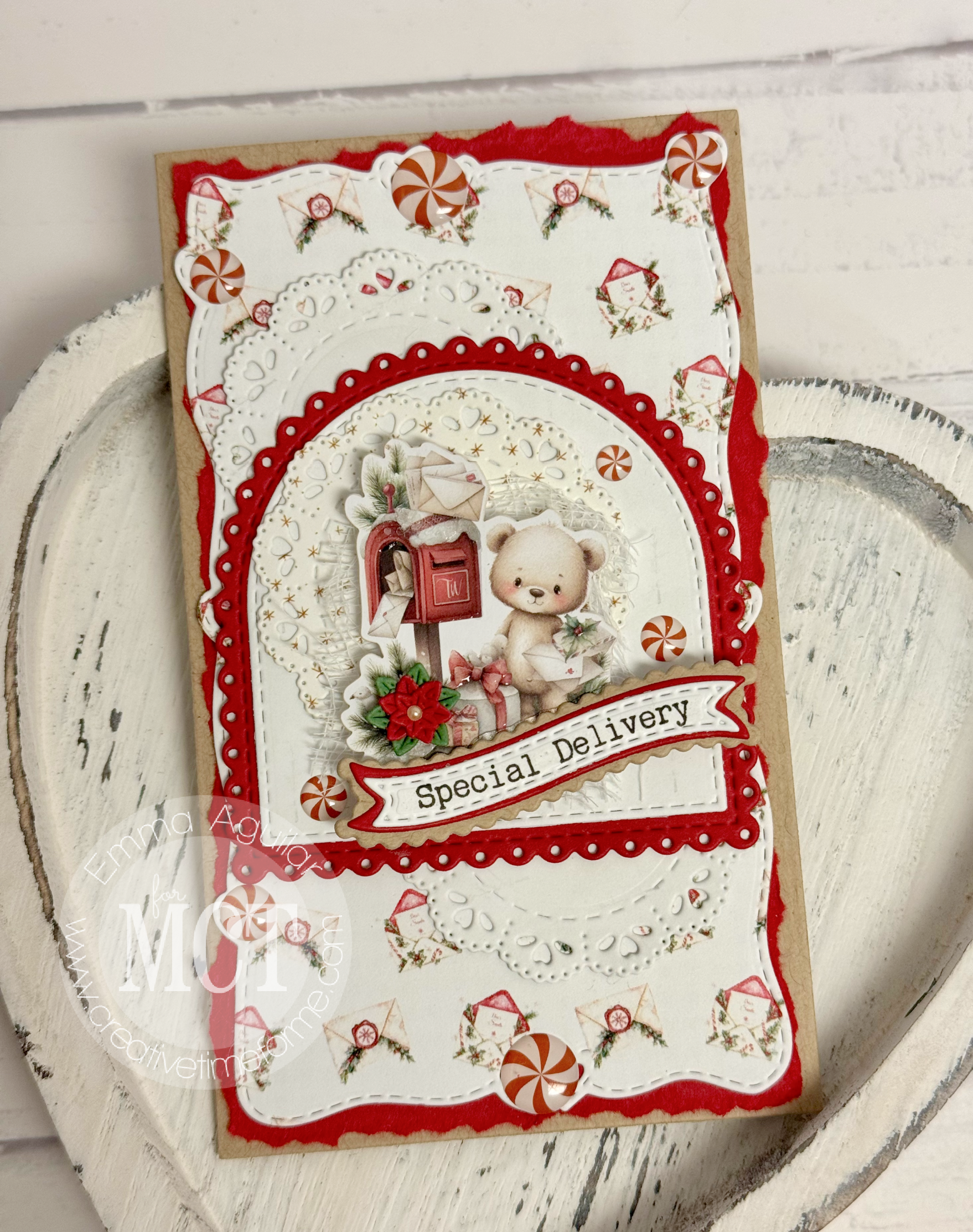 Poinsettia Dies Plate