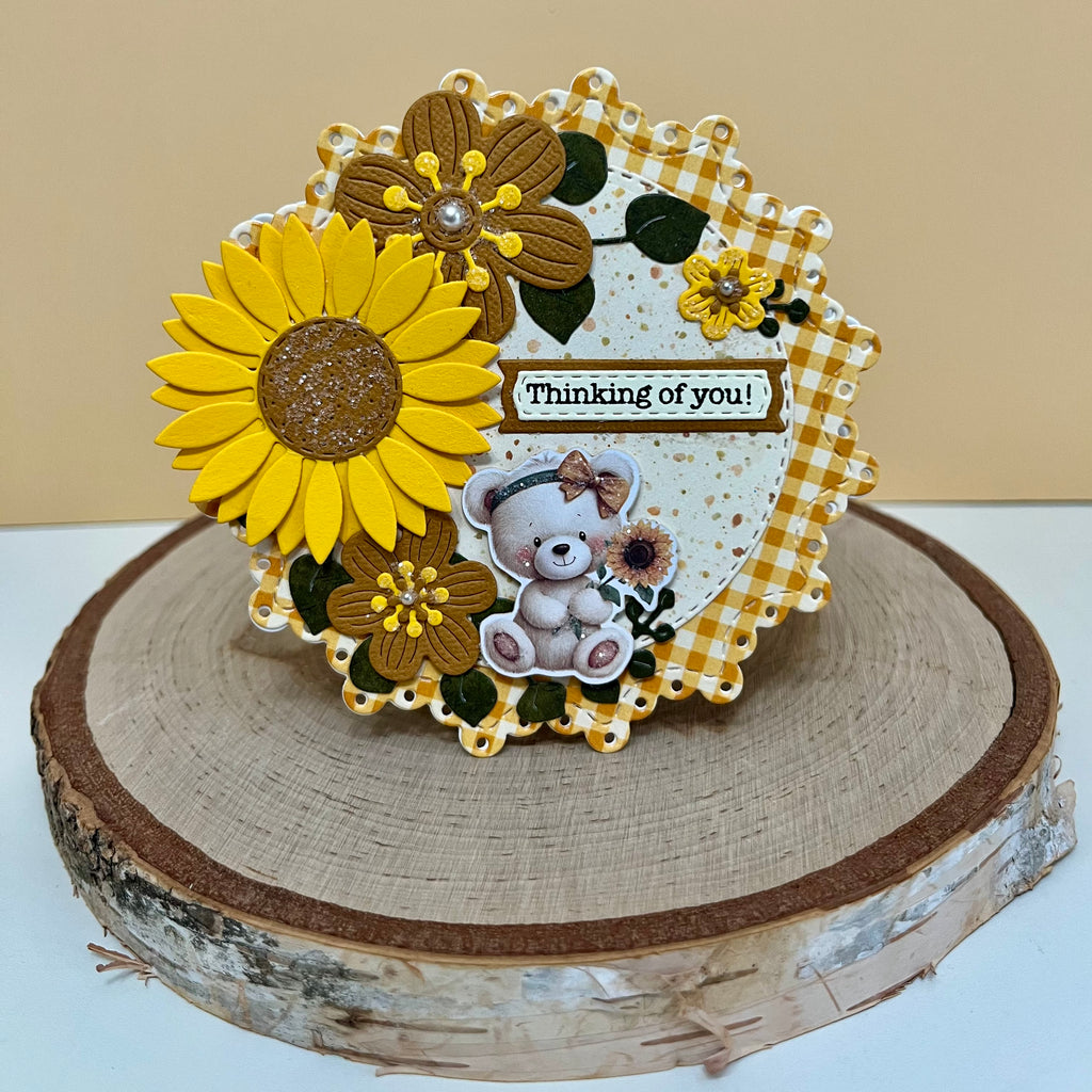 Sunflowers Plate Die
