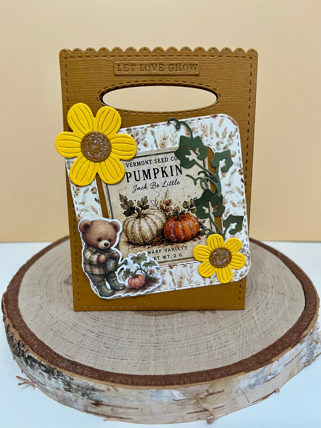 Fall Flowers Plate Die