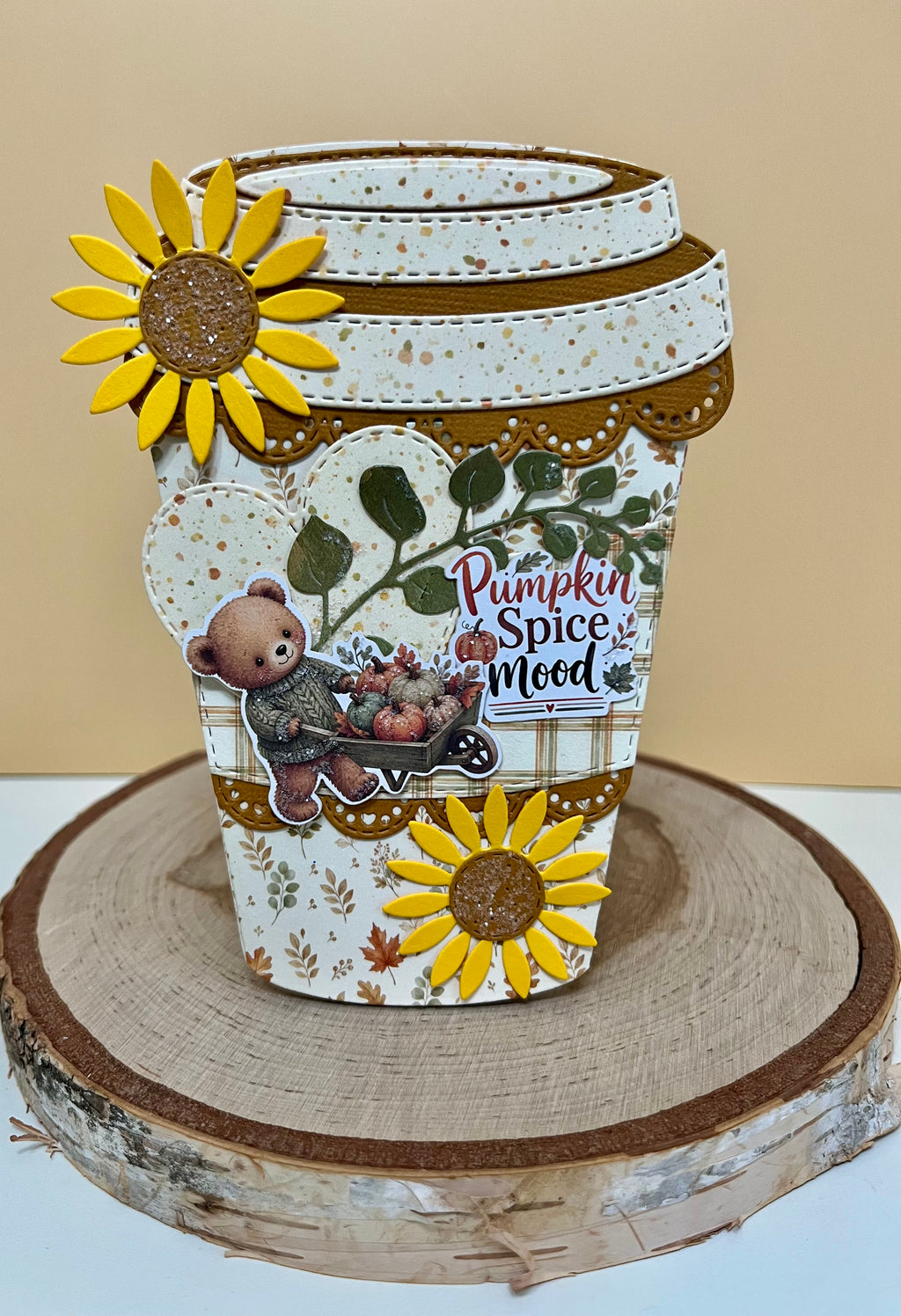 Fancy Coffee Gift Card Holder Die