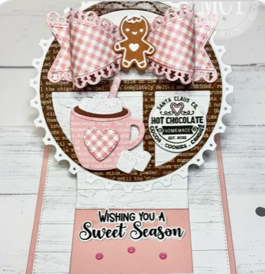 Medium Scallop Ginger Bow Die