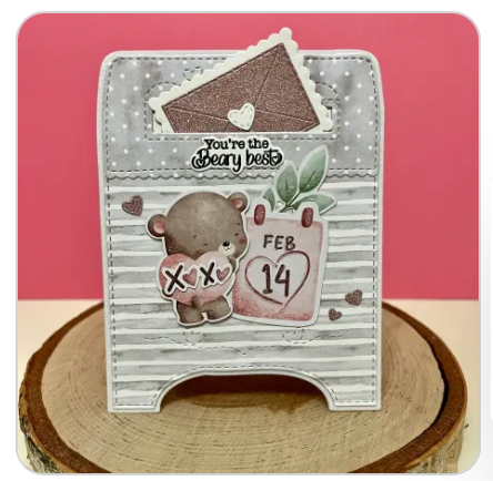 Mailbox Gift Card Holder Die