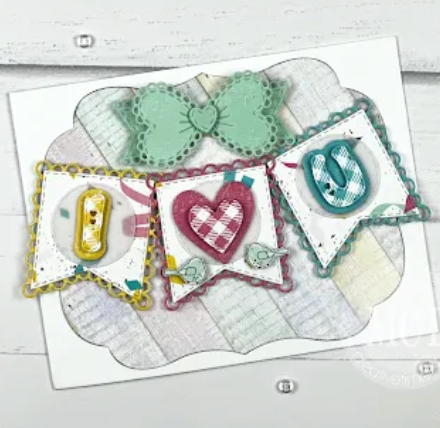 Heart Alphabet Dies