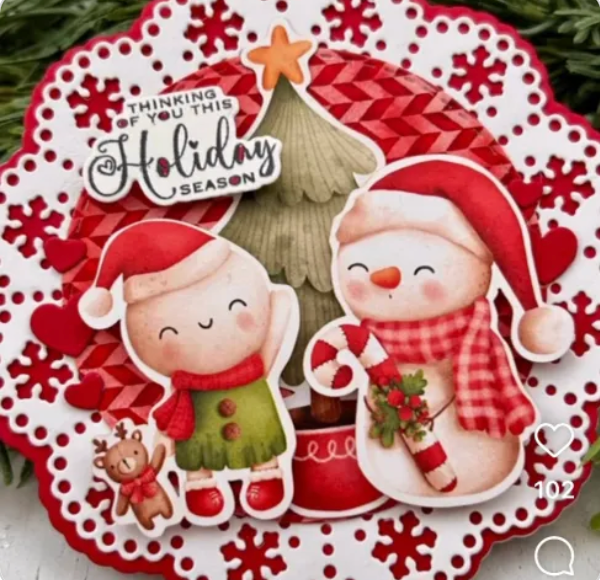 Frosty Kisses Stamps & Dies