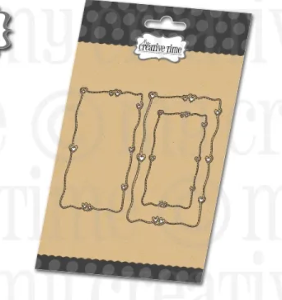 Cute Card Stitch Heart Layers