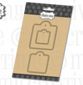 Scallop Square Tag Dies