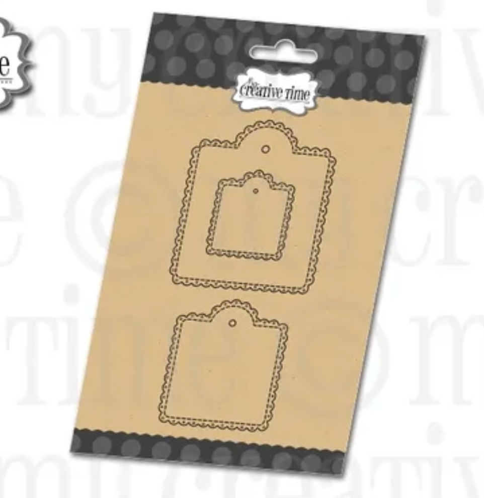 Scallop Square Tag Dies