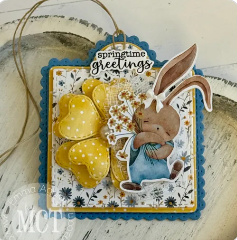 Scallop Square Tag Dies