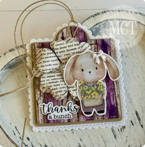 Scallop Square Tag Dies