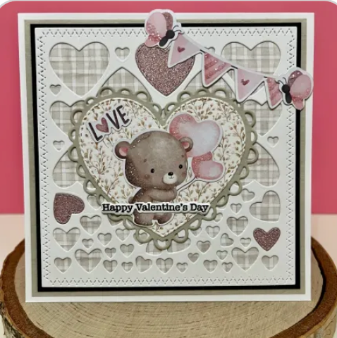 Lots of Hearts Plate Die