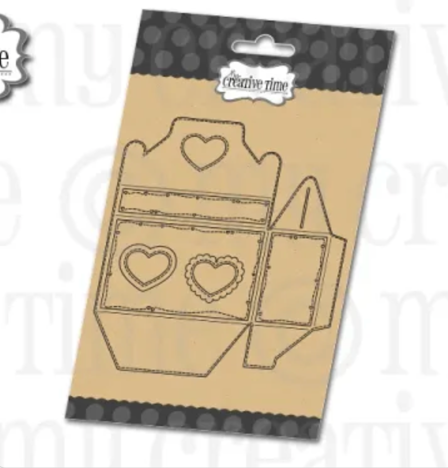 Gable Heart Treat Box Die