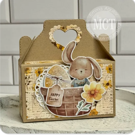Gable Heart Treat Box Die