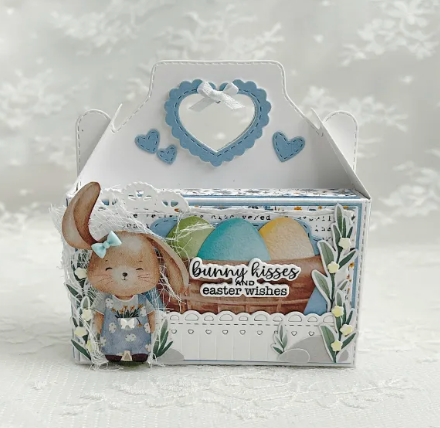Gable Heart Treat Box Die