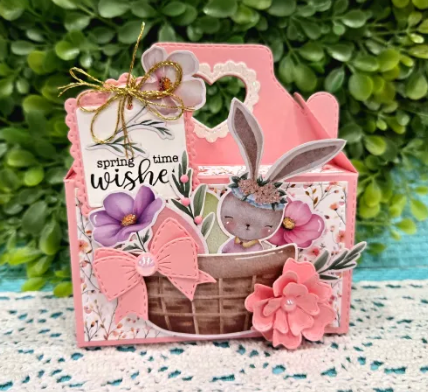 Gable Heart Treat Box Die