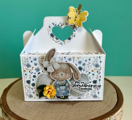 Gable Heart Treat Box Die