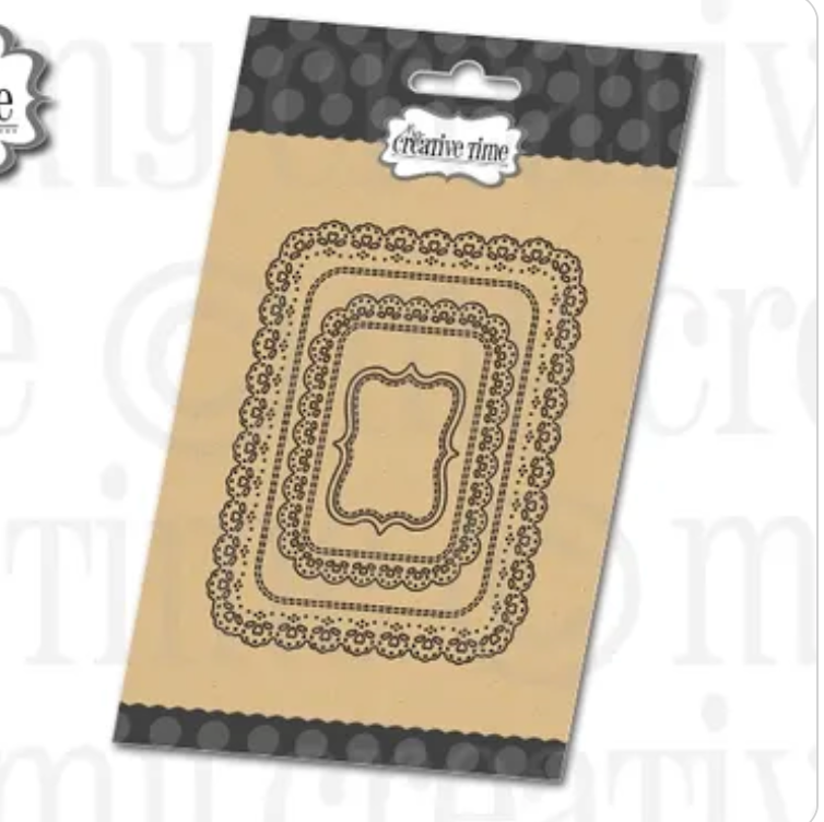 3.75 x 4.75 Rectangle Doily Dies