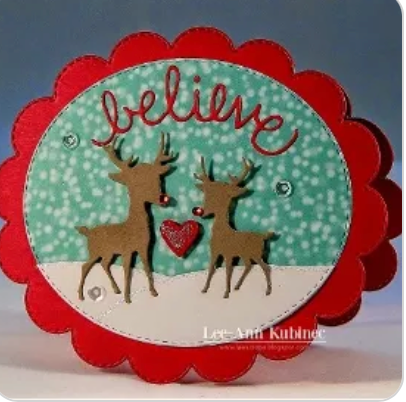 Scalloped Stitched Oval Dies