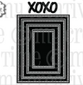 XOXO Border Frame Dies
