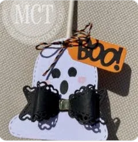 Ghost Lollipop Holder Die