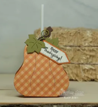 Pumpkin Lollipop Holder Die