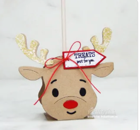 Reindeer Lollipop Holder Die