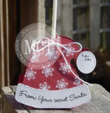 Santa Hat Lollipop Holder Die