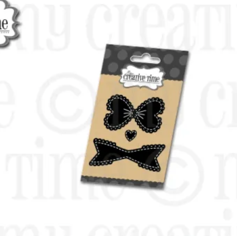 Small Heart Bow Die