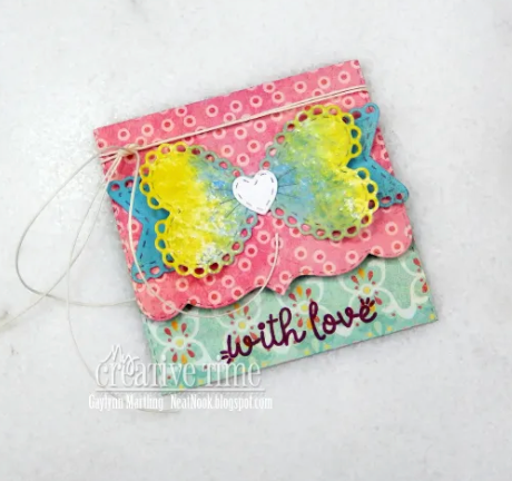 Small Heart Bow Die