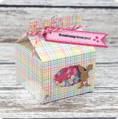 Short Milk Treat Box Die