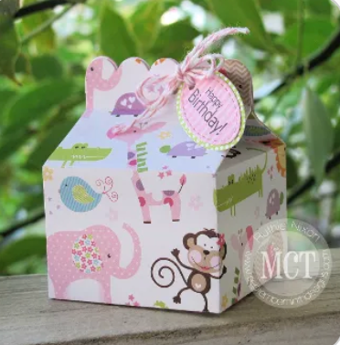 Short Milk Treat Box Die