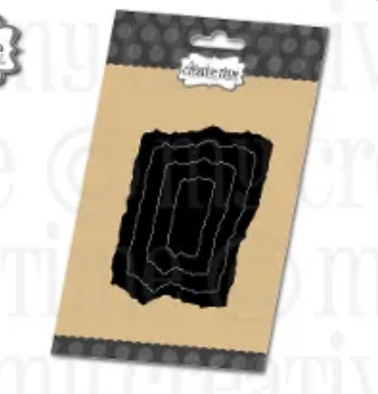 Torn Paper Frame Dies