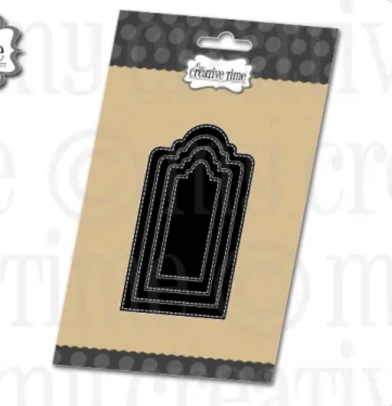 Tall Tag Frame Die Layers