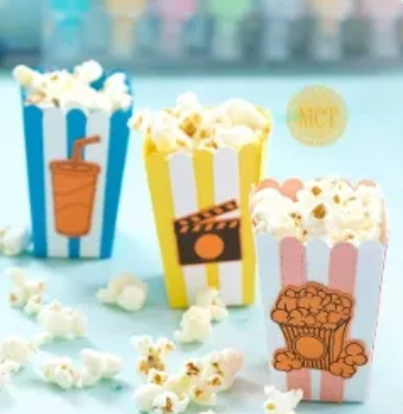 Popcorn Treat Box Die