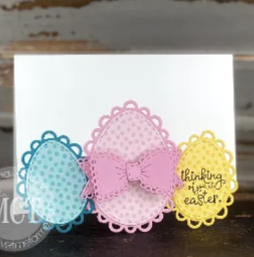 Pretty Egg Tag Dies