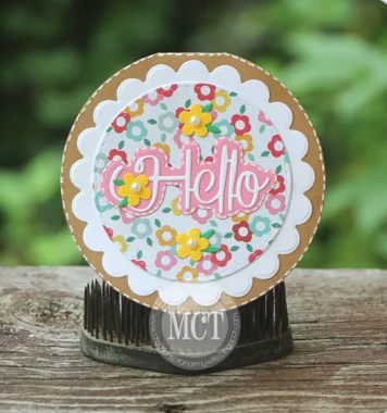 4" Circle Card Dies