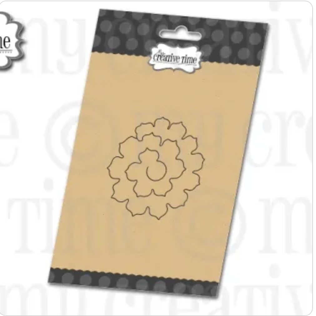 Large Rolled Flower Die