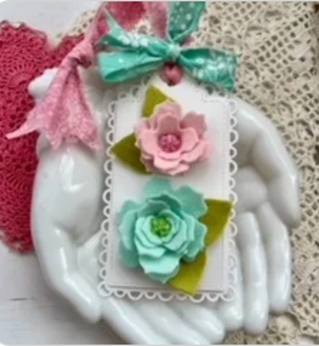 Large Rolled Flower Die