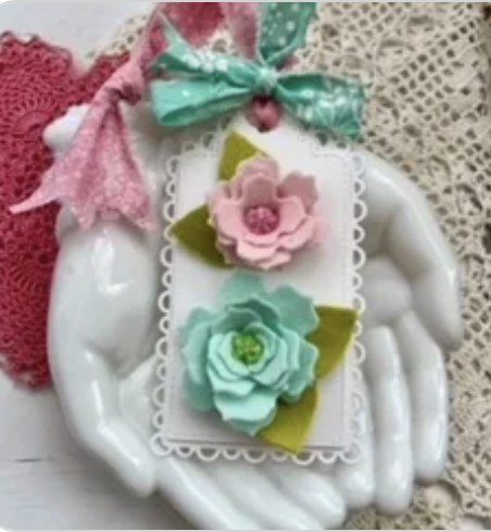 Large Rolled Flower Die