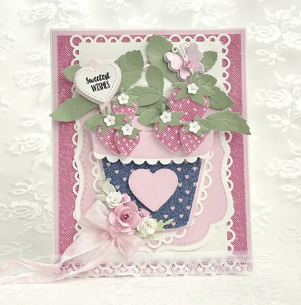 Flower Leaf Dies Plate