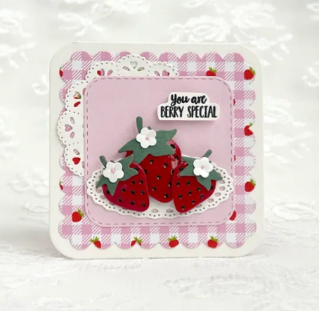Strawberry Dies Plate