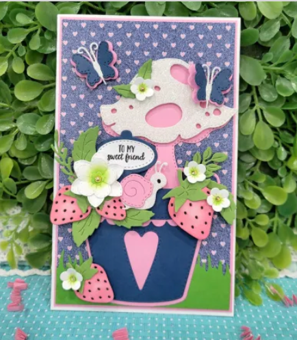 Strawberry Dies Plate