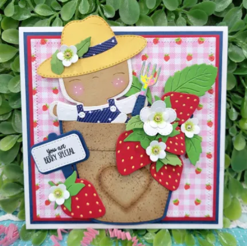 Strawberry Dies Plate