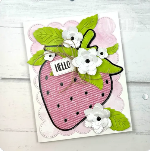 Strawberry Tag Die