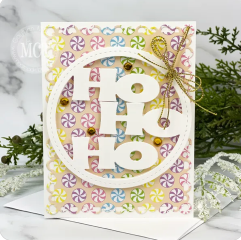 Pretty Scallop Rectangle Frame Dies
