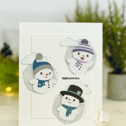 Snowball Stitched Frame Die Layers