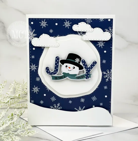 Snowball Stitched Frame Die Layers