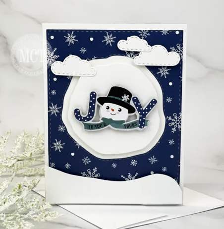 Snowball Stitched Frame Die Layers