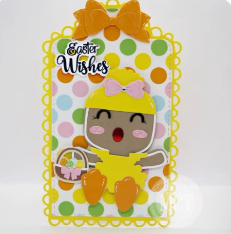 Pretty Scallop Tall Tag Dies